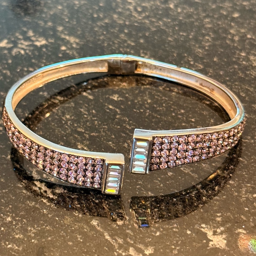 Pink baguettes bracelet